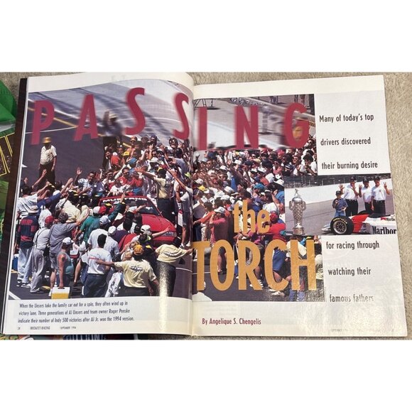 Beckett Racing September 1994 Issue #1  Earnhardt & Jeff Gordon NASCAR Magazine - Picture 6 of 9